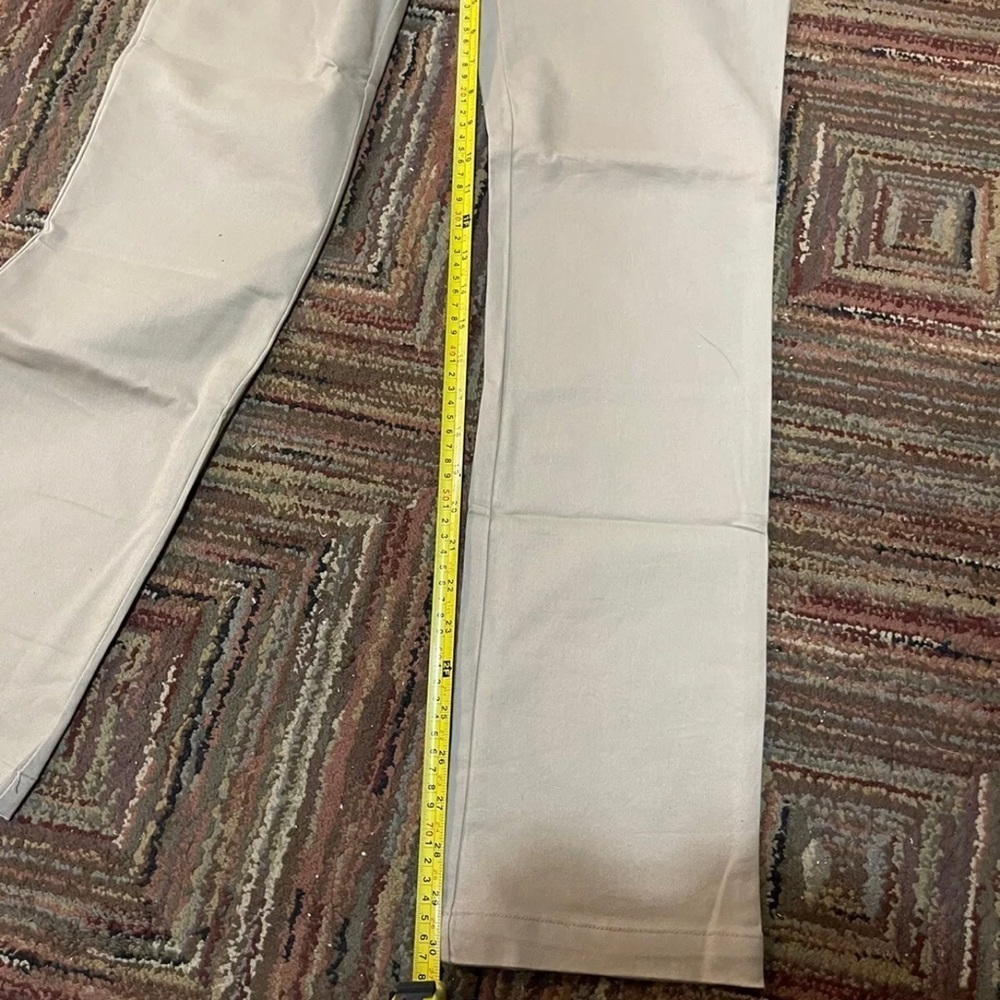 OLD NAVY SKINNY BUILT-IN FLEX Pants cream Teens Size 18 - Picture 5 of 6
